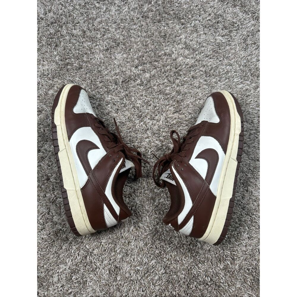 nike dunk low sneakers  cacao wow women’s size 7.5 shoes low tops brown white - Picture 7 of 9